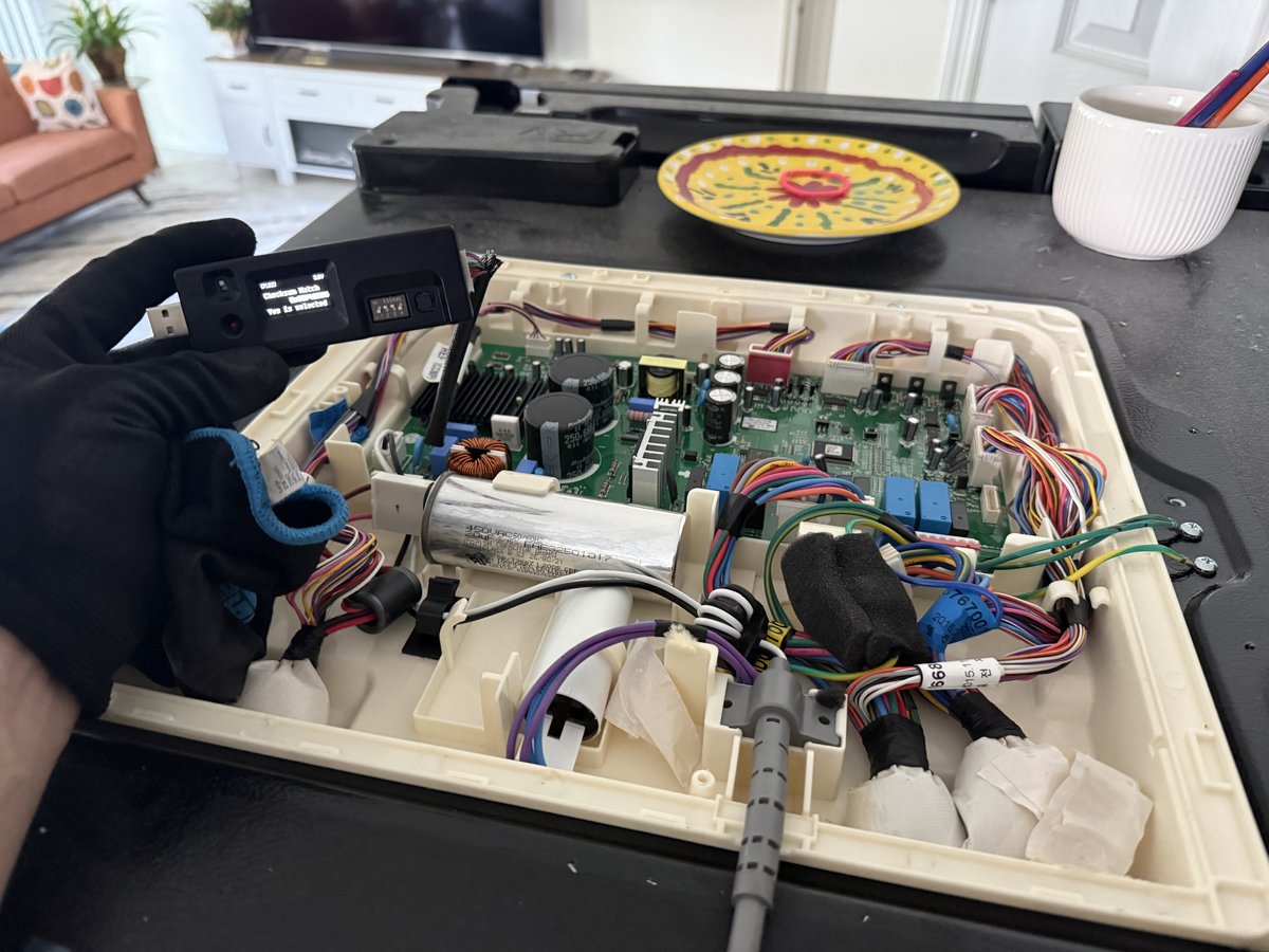 LG appliance repair — control board diagnostic with scanner tool — Tampa Bay
