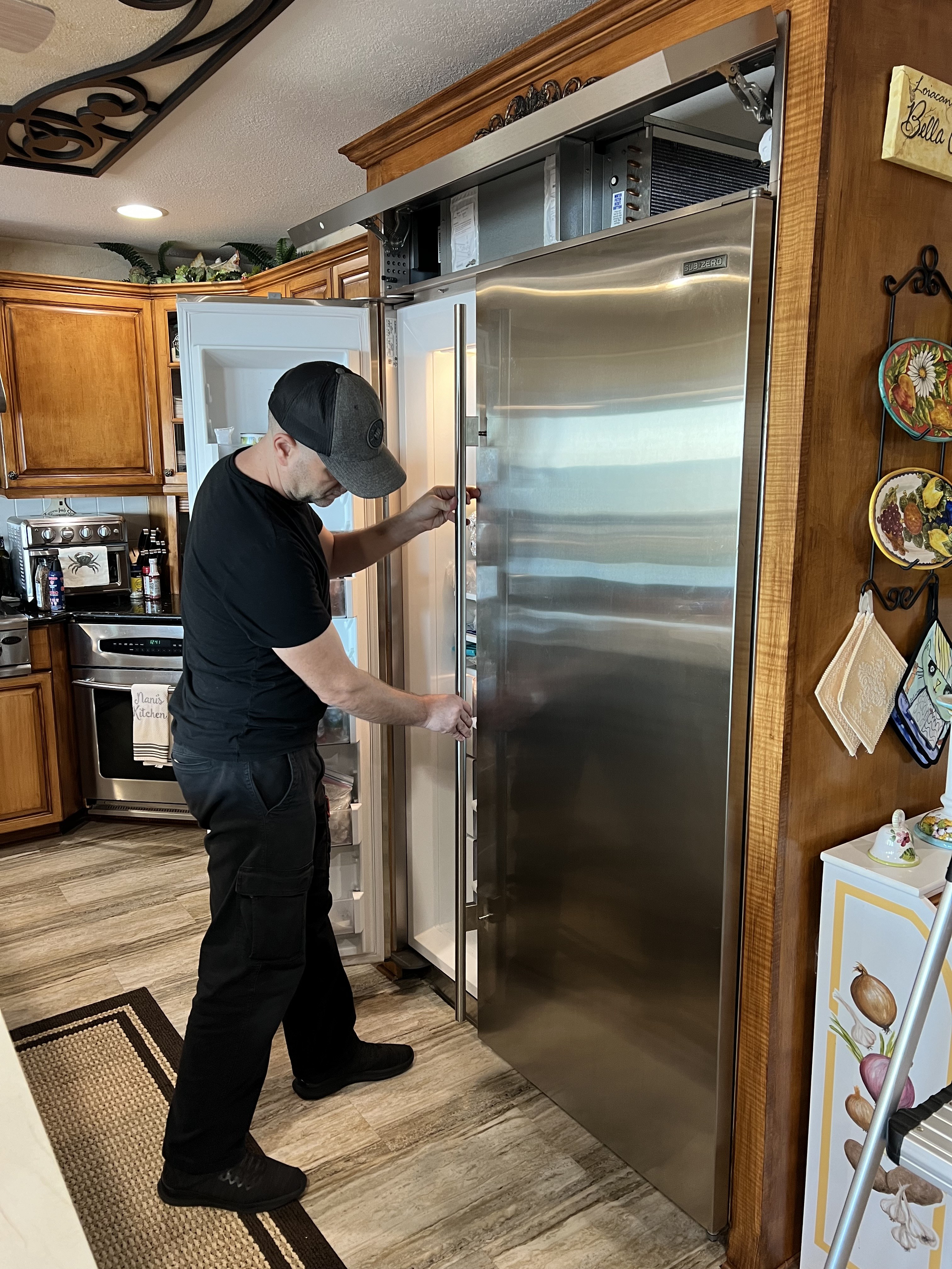 Sub-Zero Refrigerator Repair in Tampa, FL — Compressor and Control Board
